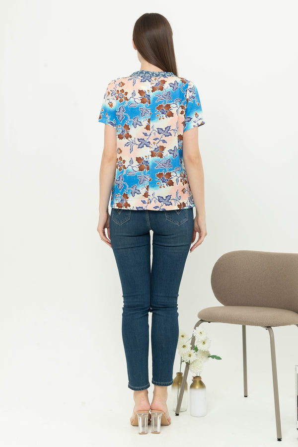 SISTER'S - Cotton Linen Combed Denim Top (Linen Kombi Denim) S207 JS