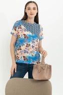 SISTER'S - Cotton Linen Combed Denim Top (Linen Kombi Denim) S207 JS