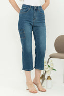 2023 - Cargo Jeans Culottes (Celana Jeans Kulot Kargo) S361 JS