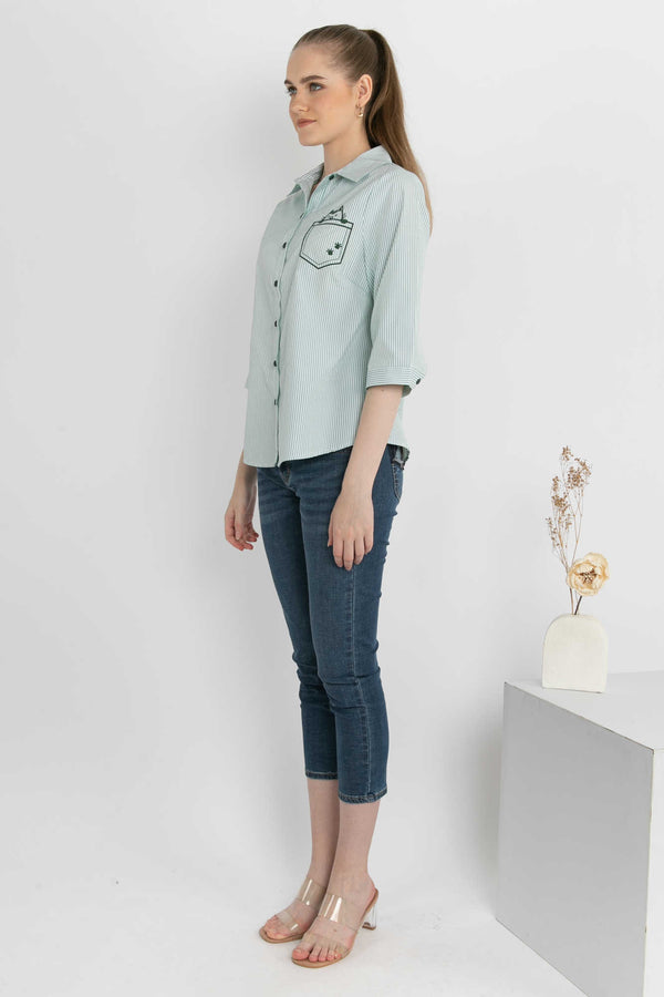 SISTER'S - Cotton Shirt (Katun) C9120 CAP