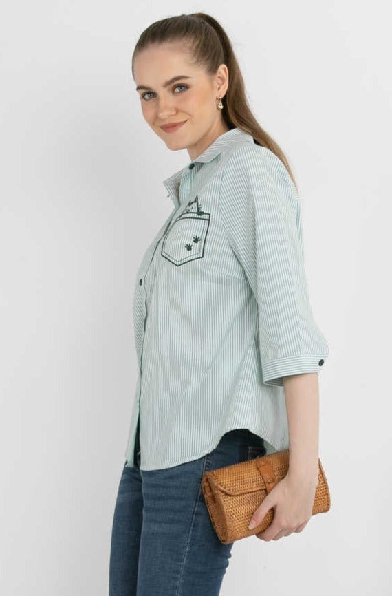 SISTER'S - Cotton Shirt (Katun) C9120 CAP