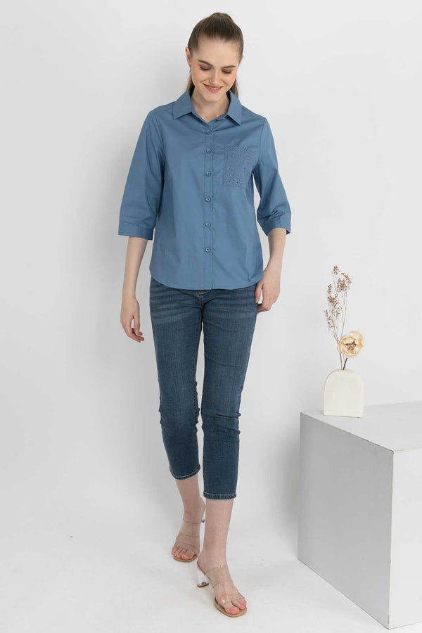 SISTER'S - Cotton Shirt (Katun) C9128 CAP
