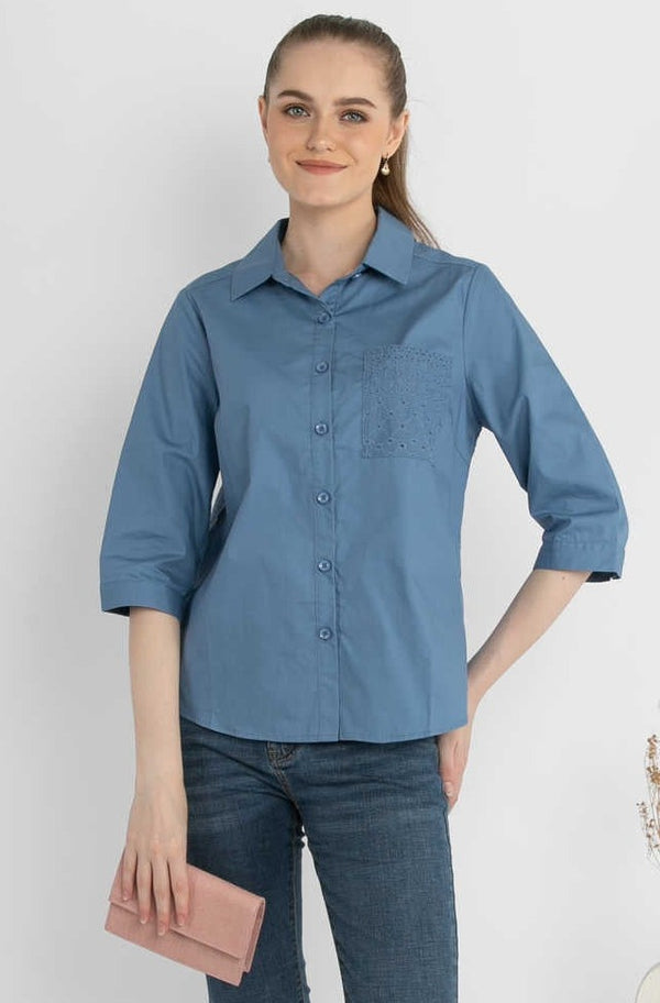 SISTER'S - Cotton Shirt (Katun) C9128 CAP