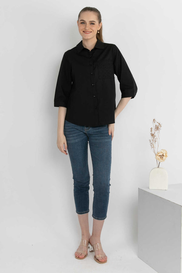 SISTER'S - Cotton Shirt (Katun) C9128 CAP