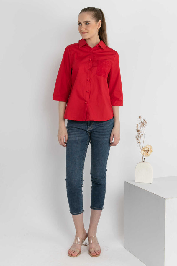 SISTER'S - Cotton Shirt (Katun) C9128 CAP