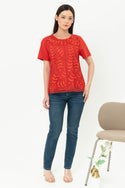 SISTER'S - Cotton Combed Top (Brukat Kombi Kaos) Y8568 (ZEZ)