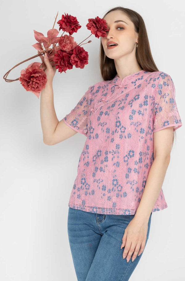 SISTER'S - Cotton Combed Cheongsam (Brukat) C9138 CAP