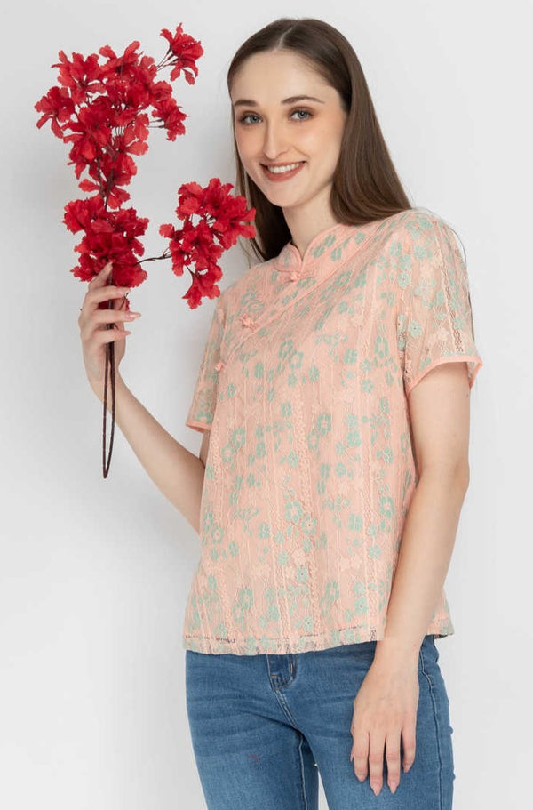SISTER'S - Cotton Combed Cheongsam (Brukat) C9138 CAP
