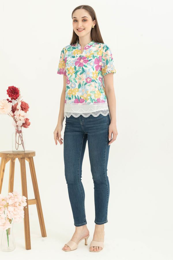 SISTER'S - Cotton Shirt Cheongsam (Katun) C1486 CAP