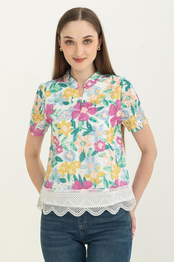 SISTER'S - Cotton Shirt Cheongsam (Katun) C1486 CAP