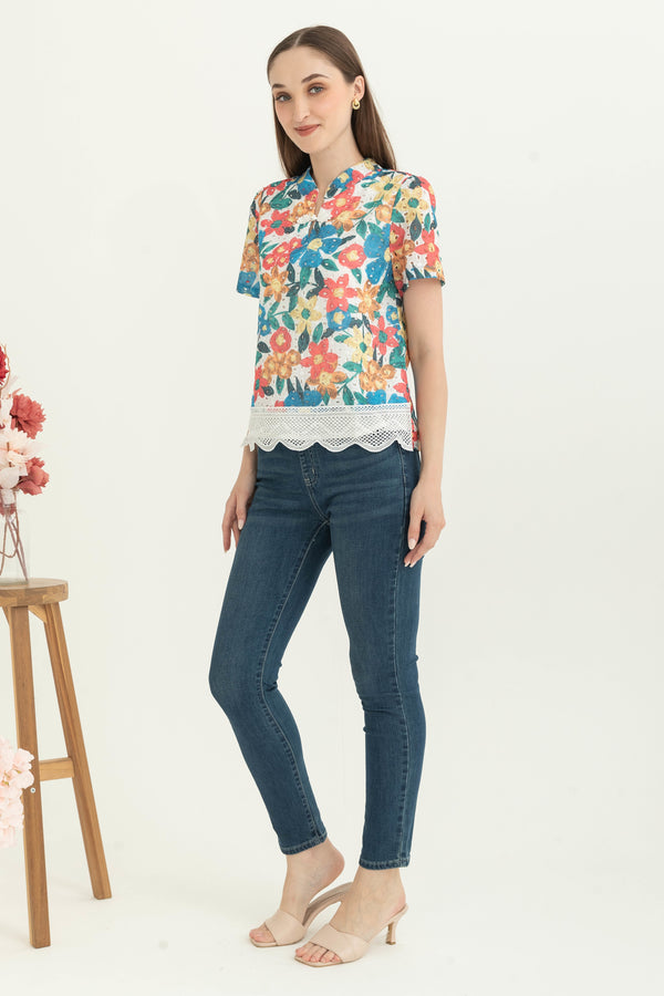 SISTER'S - Cotton Shirt Cheongsam (Katun) C1486 CAP