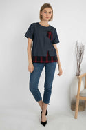 SISTER'S - Cotton Denim Combed Top (Katun Kombi Denim) 7109 CAP