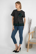 SISTER'S - Cotton Denim Combed Top (Katun Kombi Denim) 7109 CAP
