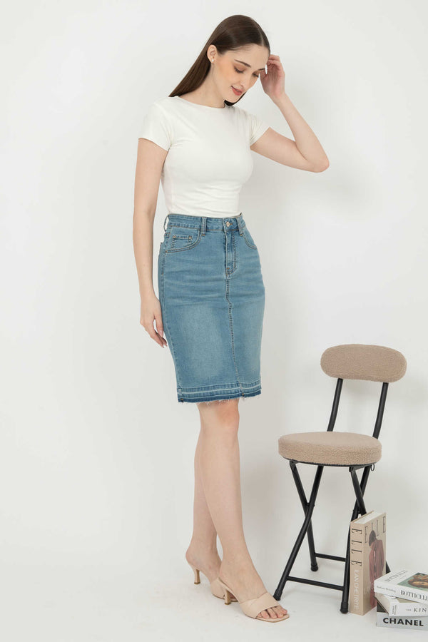 2023 - Jeans Skirt (Rok Jeans) S319 JS