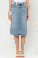 2023 - Jeans Skirt 7/8 (Rok Jeans) S341 JS