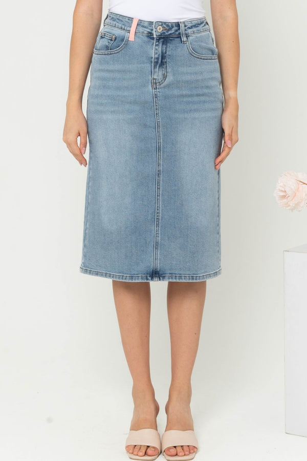 2023 - Jeans Skirt 7/8 (Rok Jeans) S341 JS