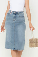 2023 - Jeans Skirt 7/8 (Rok Jeans) S341 JS