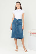 2023 - Jeans Skirt 7/8 (Rok Jeans) S349 JS