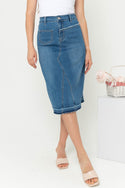 2023 - Jeans Skirt 7/8 (Rok Jeans) S349 JS