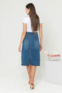 2023 - Jeans Skirt 7/8 (Rok Jeans) S349 JS