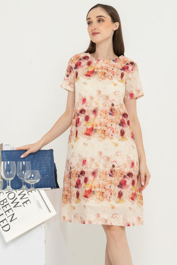 SISTER'S - Linen Dress N520 ZE