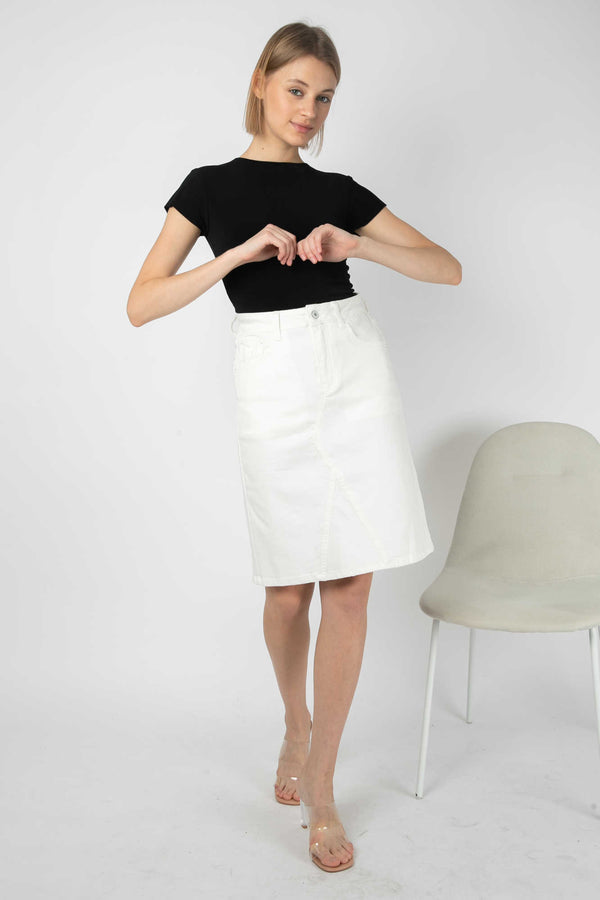 2023 - Jeans Skirt (Rok Jeans) S294 JS