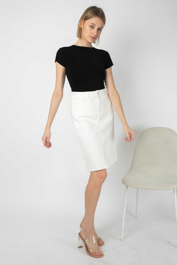 2023 - Jeans Skirt (Rok Jeans) S294 JS