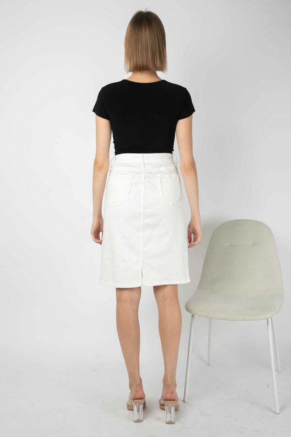 2023 - Jeans Skirt (Rok Jeans) S294 JS