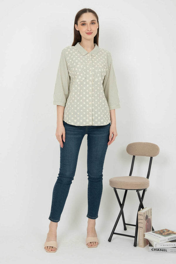 SISTER'S - Cotton Shirt (Katun) S7475 JS