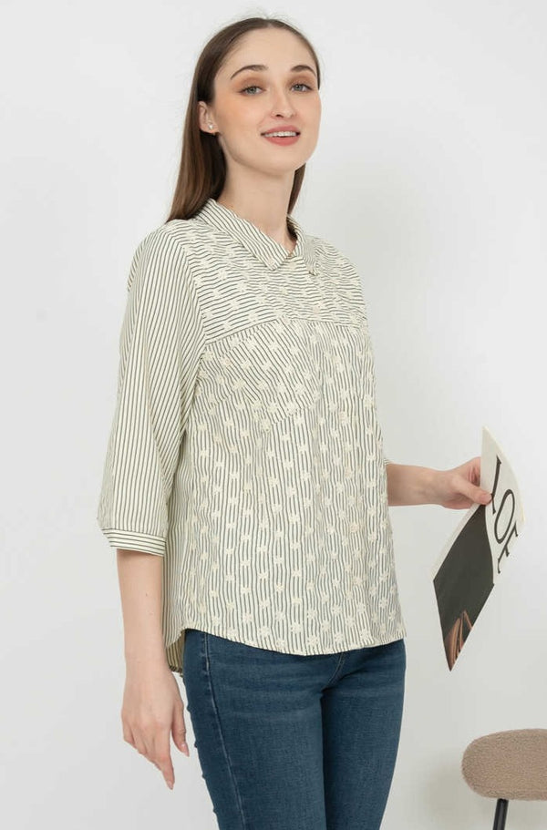 SISTER'S - Cotton Shirt (Katun) S7475 JS