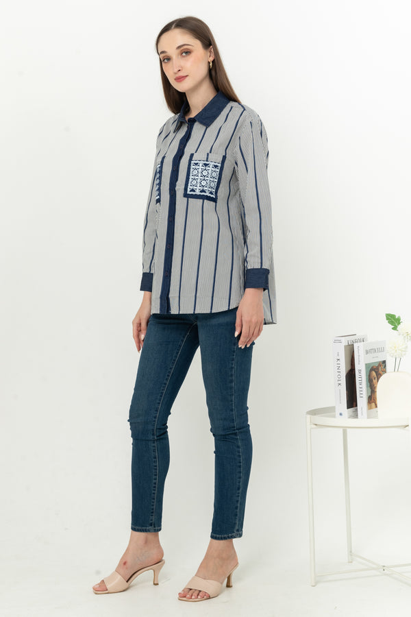 SISTER'S - Cotton Shirt (Katun) S7525 JS