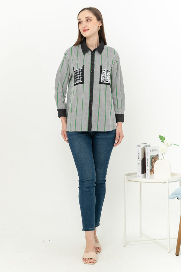 SISTER'S - Cotton Shirt (Katun) S7525 JS