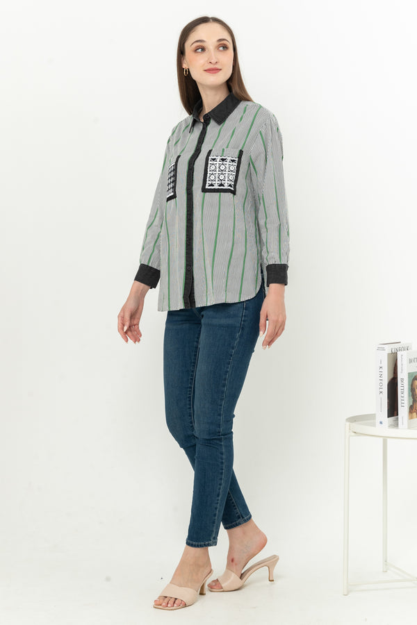 SISTER'S - Cotton Shirt (Katun) S7525 JS