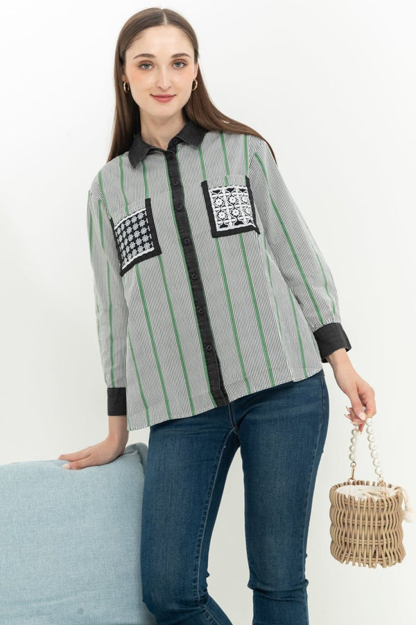 SISTER'S - Cotton Shirt (Katun) S7525 JS