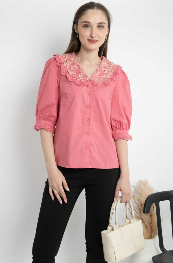 SISTER'S - Cotton Shirt (Katun) S7406 JS