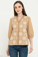 SISTER'S - Cotton Linen Top (Katun Linen) Y9444 ZE