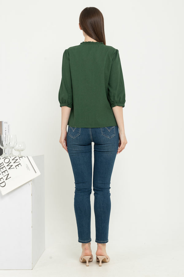 SISTER'S - Cotton Linen Top (Katun Linen) Y9444 ZE