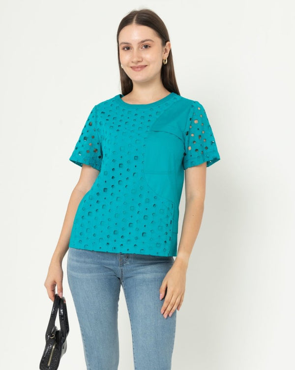 SISTER'S -  Cotton with Cotton Combed Top  (Brukat Kombi Katun) C1495 (CAPZ)