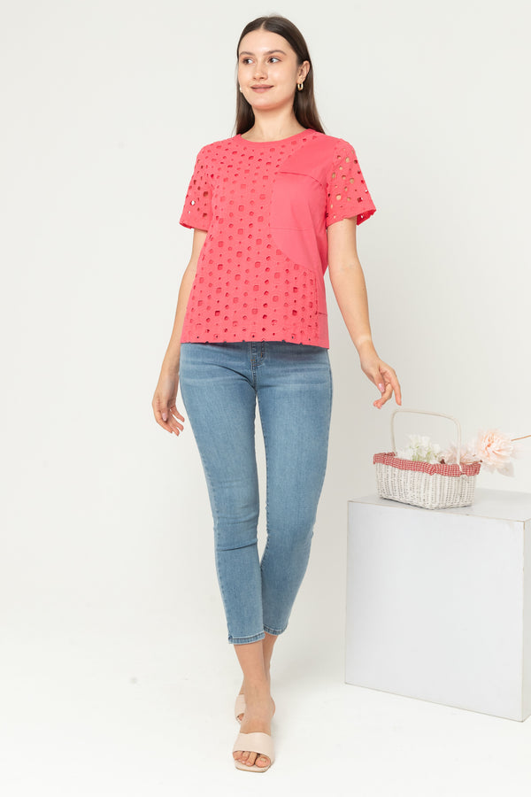 SISTER'S -  Cotton with Cotton Combed Top  (Brukat Kombi Katun) C1495 (CAPZ)