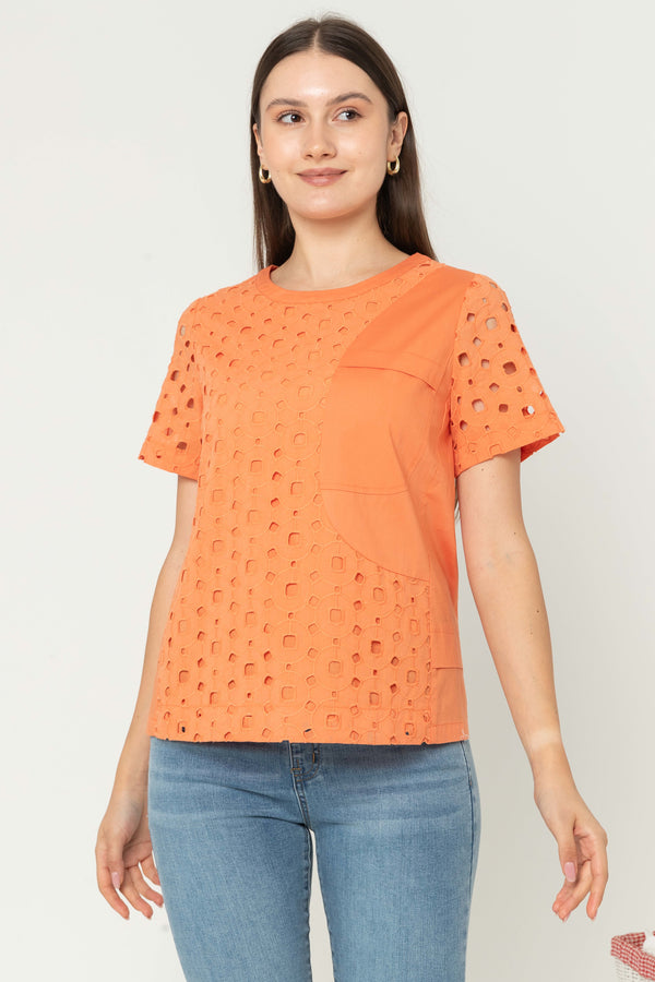 SISTER'S -  Cotton with Cotton Combed Top  (Brukat Kombi Katun) C1495 (CAPZ)