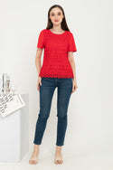 SISTER'S  - Brocode with Cotton Combed Top  (Brukat Kombi Kaos ) C1531 CAP