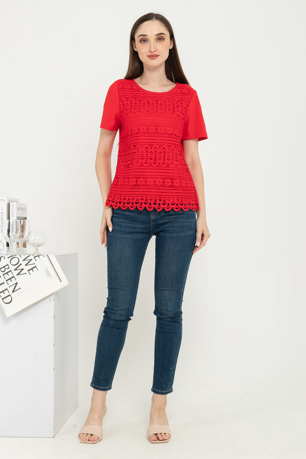 SISTER'S  - Brocode with Cotton Combed Top  (Brukat Kombi Kaos ) C1531 CAP