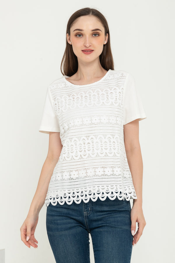 SISTER'S  - Brocode with Cotton Combed Top  (Brukat Kombi Kaos ) C1531 CAP