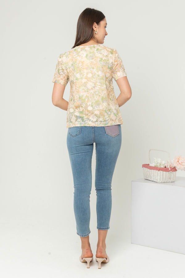SISTER'S - Chiffon With Cotton Combed Top (Sifon Furing Katun)  S7581 (JSZ)