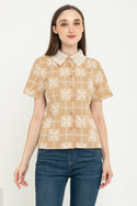 SISTER'S - Cotton Linen Shirt (Katun Linen) Y9448 ZE
