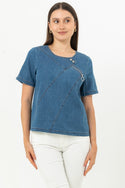 N2 - Denim Top 28530