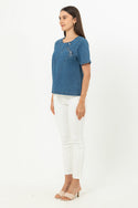 N2 - Denim Top 28530