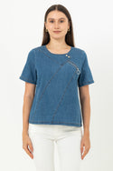 N2 - Denim Top 28530
