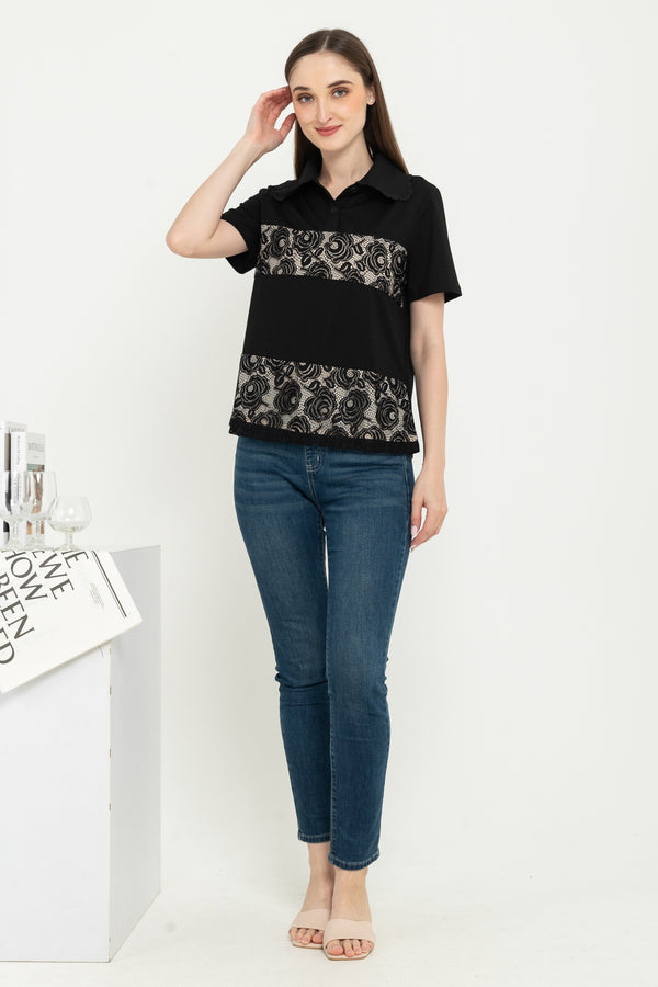 SISTER'S  - Brocode with Cotton Combed Top  (Brukat Kombi Kaos ) Y9436 ZE