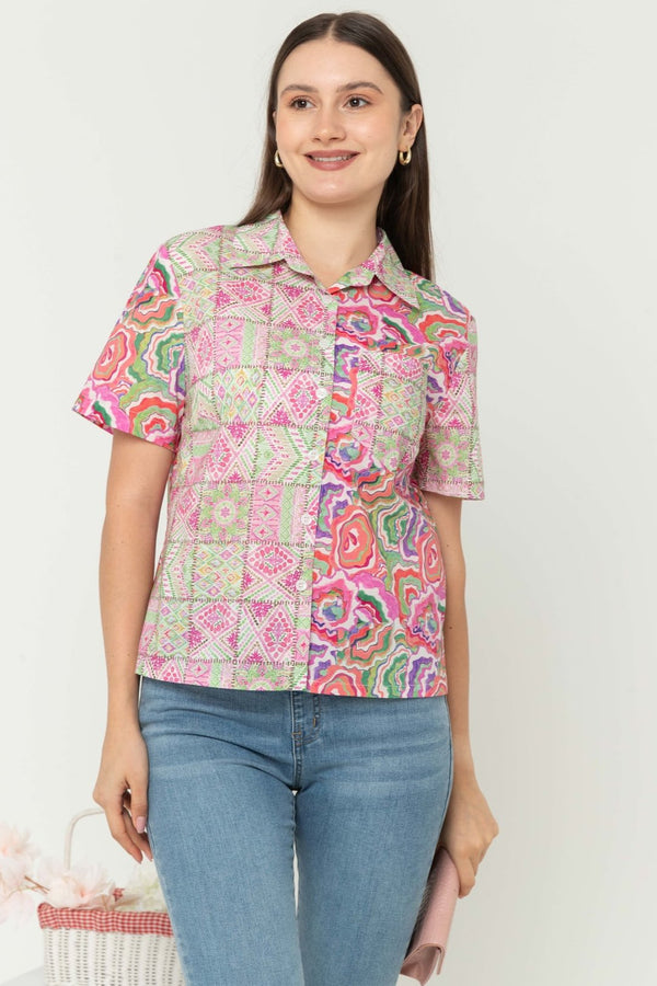 SISTER'S - Cotton Shirt (Katun) S7535 JS